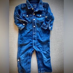 Baby Gap denim coveralls - 12-18 months
